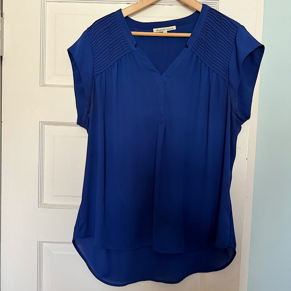 Daniel Rainn Royal Blouse